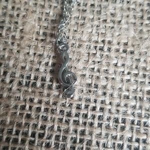 Cookie Lee Music Note necklace